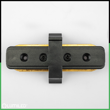 Přímý Spojka pro Jednofázové Kolejnicové Profilové Systémy Kolejnicové Svítidla Černá LUMILED