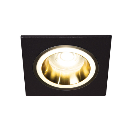 Halogenové bodové svítidlo LED GU5.3 GU10 Square Gold Black Feline Kanlux Flush Mount