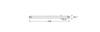 LED zářivka G13 T8 5,1W 810lm 3000K Warm 190° 45cm Ledvance