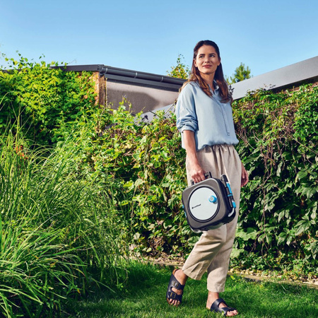 Zahradní hadicový naviják s koncovkami 3/8" 10 m + sada zavlažovačů ERGO XS CELLFAST