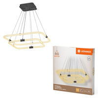 LED 23W 2500lm 3000K teplá stmívatelná šedá dekorace Ledvance stropní závěsná lampa