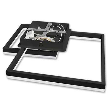 LED lustrová stropní lampa 70W CCT GALAXIS HERCULES černá + dálkové ovládání