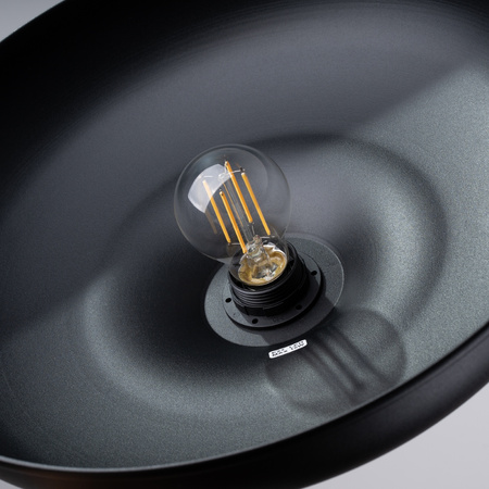 INDY E27 černá skandinávská závěsná stropní lampa SOLLUX