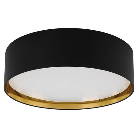 Stropní svítidlo Plafond Plafond Luminaire BILBAO BLACK/GOLD Round Black/Gold 60cm 15W 4xE27 3432 TK Lighting
