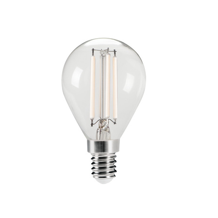 LED žárovka XLED W KULKA E14 G45 4,5W 470lm 2700K teplé vlákno KANLUX 