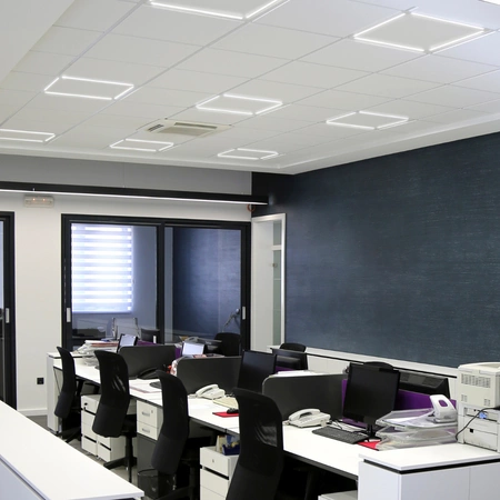 Světelný rám LED Panel ZAPUŠTĚNÝ 40W 60x60 cm 3300lm Neutrální bila GOLDLUX (Polux)