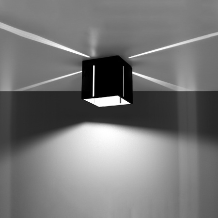 Povrchové svítidlo PIXAR G9 Cube Black SOLLUX