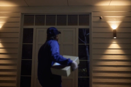 Venkovní kamera Bezpečná kabelová bílá Noční vidění IP65 PHILIPS HUE WIFI Zigbee