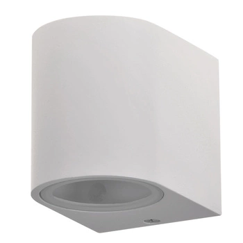 Venkovní zahradní nástěnné svítidlo s LED 1x GU10 BOSTON GOLDLUX (Polux) ALUMINIUM White oválné