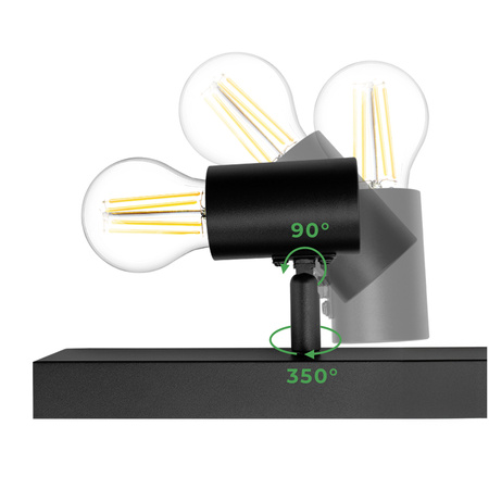 Stropní svítidlo SPOT TUBA Reflektor Halogenové svítidlo 4x E27 GLASA LUMILED