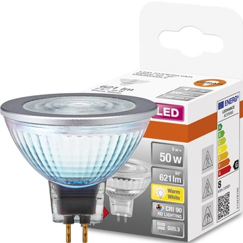 LED žárovka GU5.3 MR16 8W = 50W 621lm 2700K Teplá bílá 36° CRI90 12V OSRAM SUPERSTAR Stmívatelné