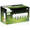 6x LED žárovka E14 kapka 10W = 75W 1100lm 4000K neutrální bílá barva CCD 180° LUMILED
