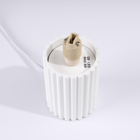 Stolní stolní lampa G9 Round White Modern Matte Halo Sollux