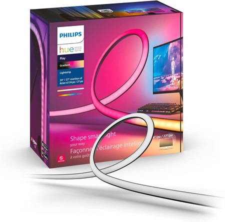 Inteligentní LED gradientní PC pásek 3x 20W CCT RGB PHILIPS HUE Bluetooth  