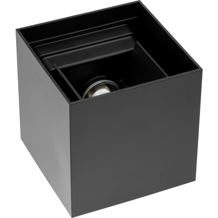 Zahradní lampa LED nástěnná lampa G9 Venkovní svítidlo Černá nahoře/dole s nastavitelným úhlem osvětlení Kira