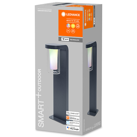 POST zahradní venkovní stojací lampa SMART+ WiFi LED 10W 420 lm CASCADE 50cm LEDVANCE