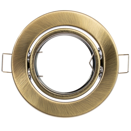 Halogenová Podhledové svítidlo GU10, MR16 Nastavitelná Kulatá Antický Plech LUMILED