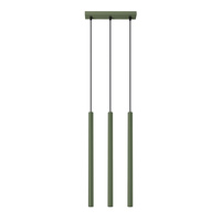 Stropní závěsné svítidlo Tuba Spot 3x G9 Olive Pastelo Ocean Green SL.1520 Sollux