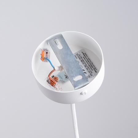 NICUS 1 E27 Bílá moderní stropní závěsná lampa SOLLUX