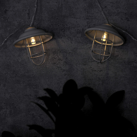 LED zahradní girlanda na baterie 2.1 m. napájená 2xAA bateriemi LOFT GOLDLUX (Polux)