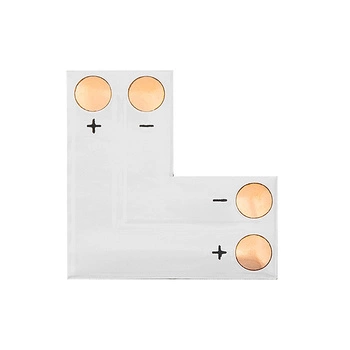 Úhlový konektor pro LED pásky PCB TYP L 2-PIN 10mm