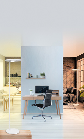 Stojací LED lampa 41W 2000lm CCT Stmívatelná bílá SMART+ WiFi Sun@Home Ledvance