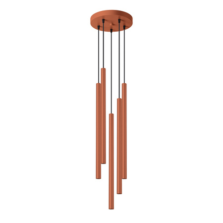 Stropní závěsné svítidlo Tuba Spot 5x G9 Ochre Red Pastelo Ocean Green SL.1528 Sollux