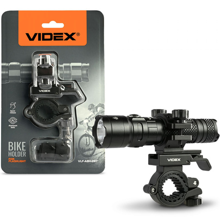 Držák na řídítka kola pro svítilnu. univerzální VIDEX