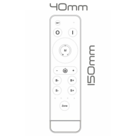 Dálkové ovládání pro MONO / CCT / DIM 4zónové LED pásky Volta ProVero