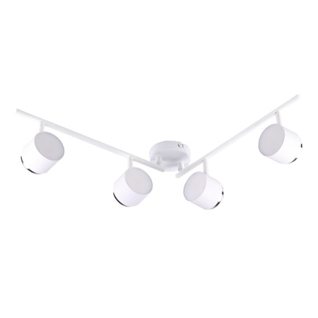 LED páskové svítidlo stropní a nástěnné 16.8W KUBIK 4 bílá 3000K GOLDLUX (Polux)