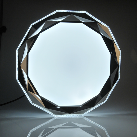 PLAFON LED diamantové svítidlo stropní svítidlo 50cm 3000-6500K s dálkovým ovládáním GLOSSY GOLDLUX (Polux)