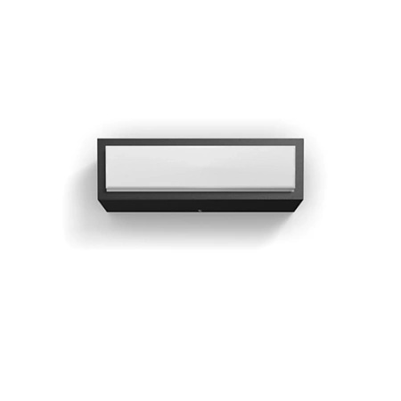 Zahradní lampa LED nástěnná lampa STRATOSPHERE myGarden 4.5W 4000K IP44 Antracit PHILIPS