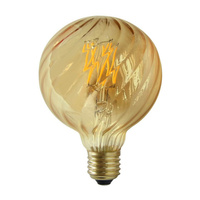 LED žárovka E27 G95 4W = 38W 450lm 2700K Teplá bílá GOLDLUX (Polux) Vintage Amber Dekor.