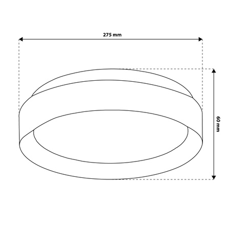 Plafond LED povrchové stropní svítidlo WOODY 18W 4000K Round IP44 27cm LUMILED