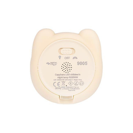 LED dětské dekorativní noční světlo Capybara 2,5W 18lm 3000K teplá bílá RGB 360° Brown Masterled
