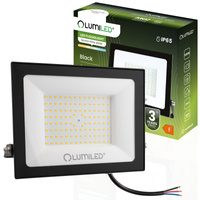 LED reflektor ZUNA2 100W 9000lm 4000K IP65 černý LUMILED