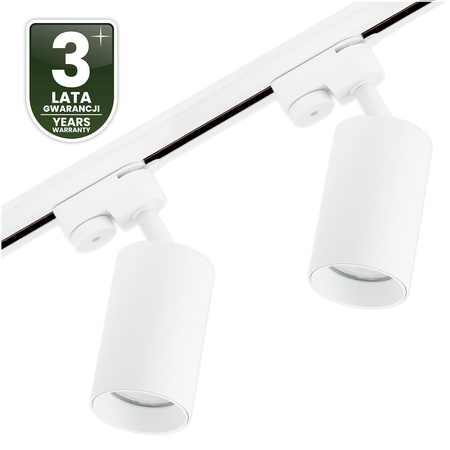 Osvětlovací lišta 1m + 2x reflektor lištový, GU10 Bílá SAGI LUMILED