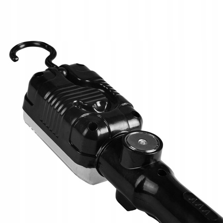 Dílenská LED lampa 230V 12W 960lm Magnetový háček na 5m kabelu