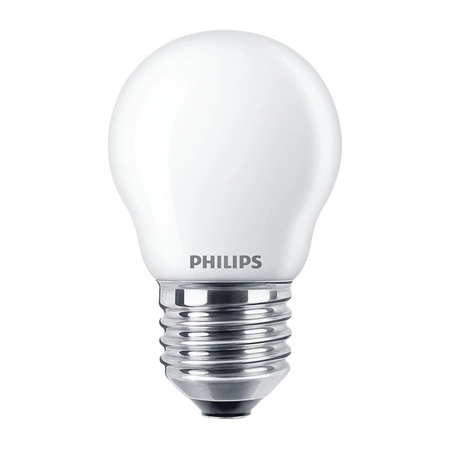 LED žárovka E27 P45 4,3W = 40W 470lm 2700K teplá PHILIPS
