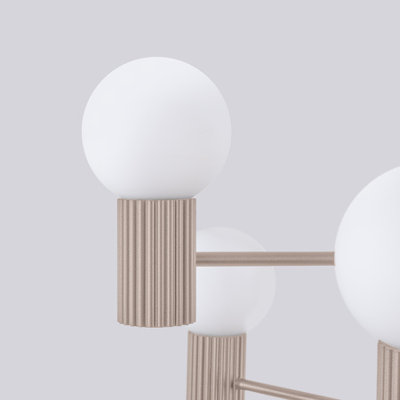 Lustr Závěsné svítidlo 6x G9 Hliníková svatozář French Sky SL.1836 Sollux