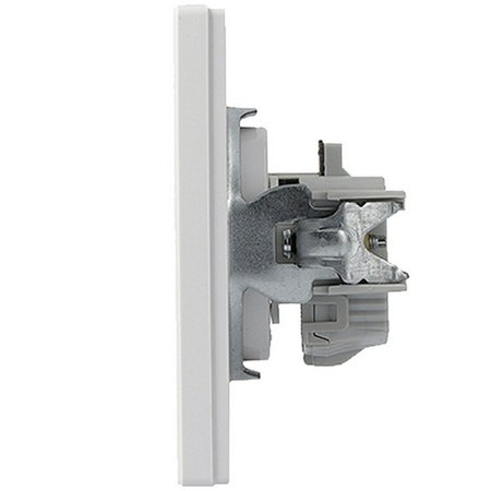 Jednozásuvka 2P+PE se žaluziemi a rámem SCHNEIDER ASFORA