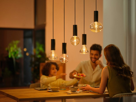 LED žárovka E27 trojúhelníková 6,8W = 60W 500lm 2000-6500K CCT + RGB FILAMENT SMART Smart Bluetooth ZigBee White and Color Ambiance Philips HUE