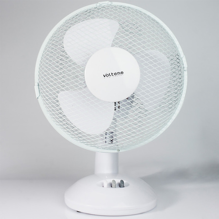 Stolní ventilátor Cirkulátor vzduchu Stojací stolní ventilátor 37cm 21W Bílý