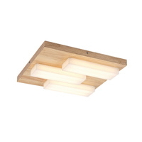 Stropní svítidlo LED pro povrchovou montáž 30W 1800lm 3000K hnědá Skandinávská Konte Rabalux