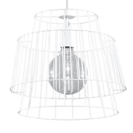 SOLLUX LED závěsné stropní svítidlo GATE E27 Overhang White Wire