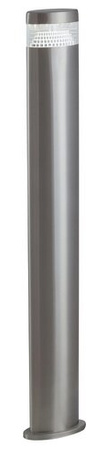 Venkovní LED zahradní lampa DETROIT 6W 4000K IP44 Tyč 80cm Chrome RABALUX