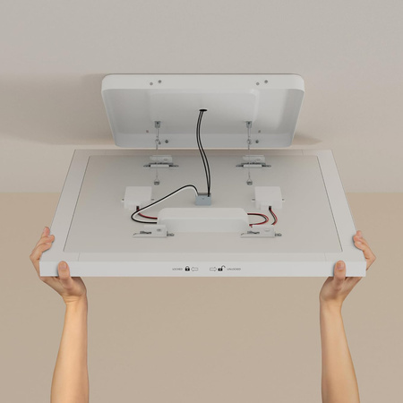 LED panel Stropní svítidlo pro povrchovou montáž 60x60 cm 67W 4850lm IP20 Bílá a barevná Ambiance RGB + TW White Smart SMART Zigbee Bluetooth Datura Philips HUE