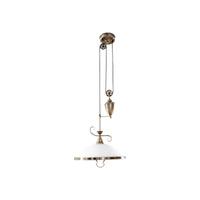 Stropní svítidlo E27 Brown Classic Elisett Rabalux Pendant Chandelier