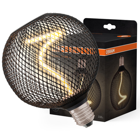 Dekorativní LED žárovka E27 3,5W = 14W 130lm 1800K teplá bílá 320° Filament Dimmable Decor Osram