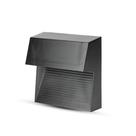 LED schodišťové svítidlo 3W 3000K Square Black Steplight VT-1172 V-TAC